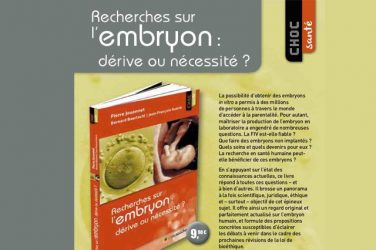 Recherche sur l’embryon