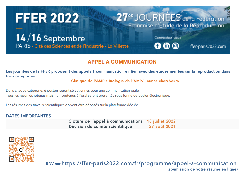 Appel à communicatino
