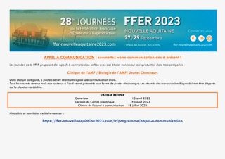 APPEL A COMMUNICATION Reséau